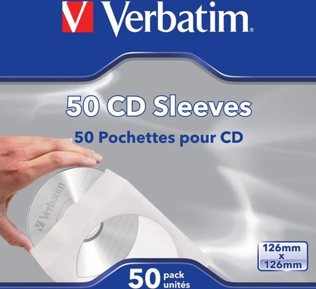 Verbatim Papieren Cd-Enveloppen 50 Stuks
