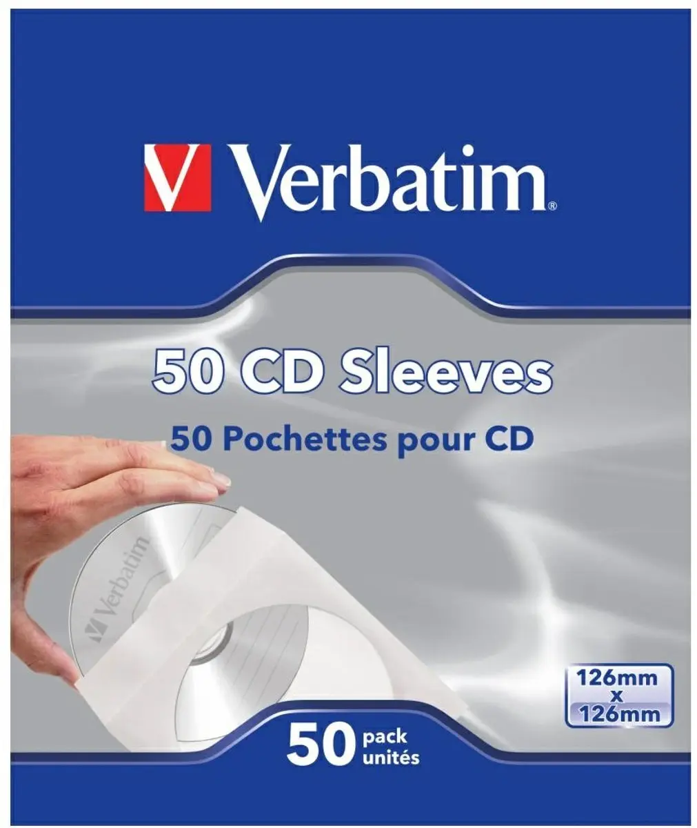 Verbatim Papieren Cd-Enveloppen 50 Stuks - MPN 023942499923