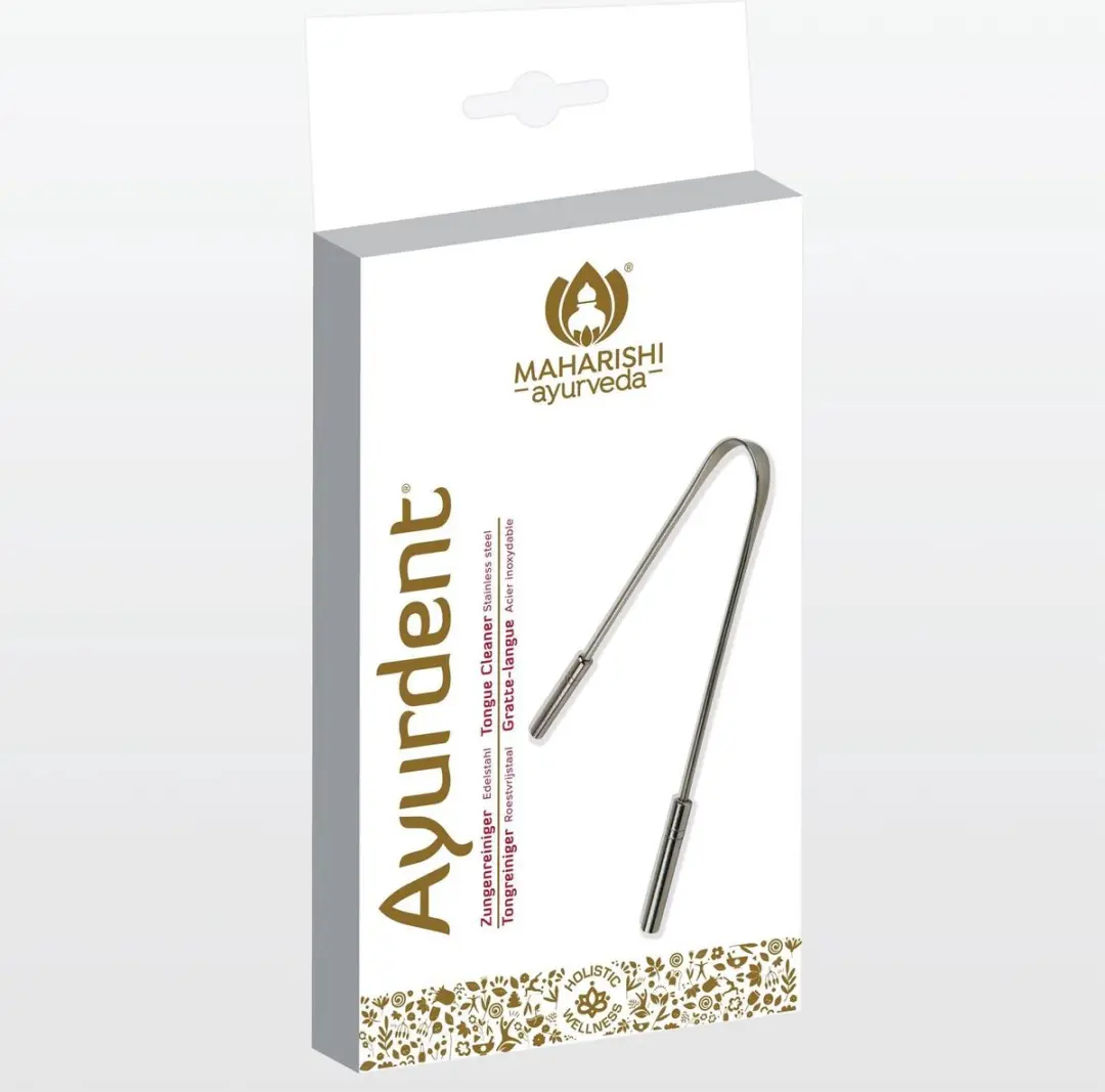 Maharishi Ayurveda RVS Tongschraper - Metaal
