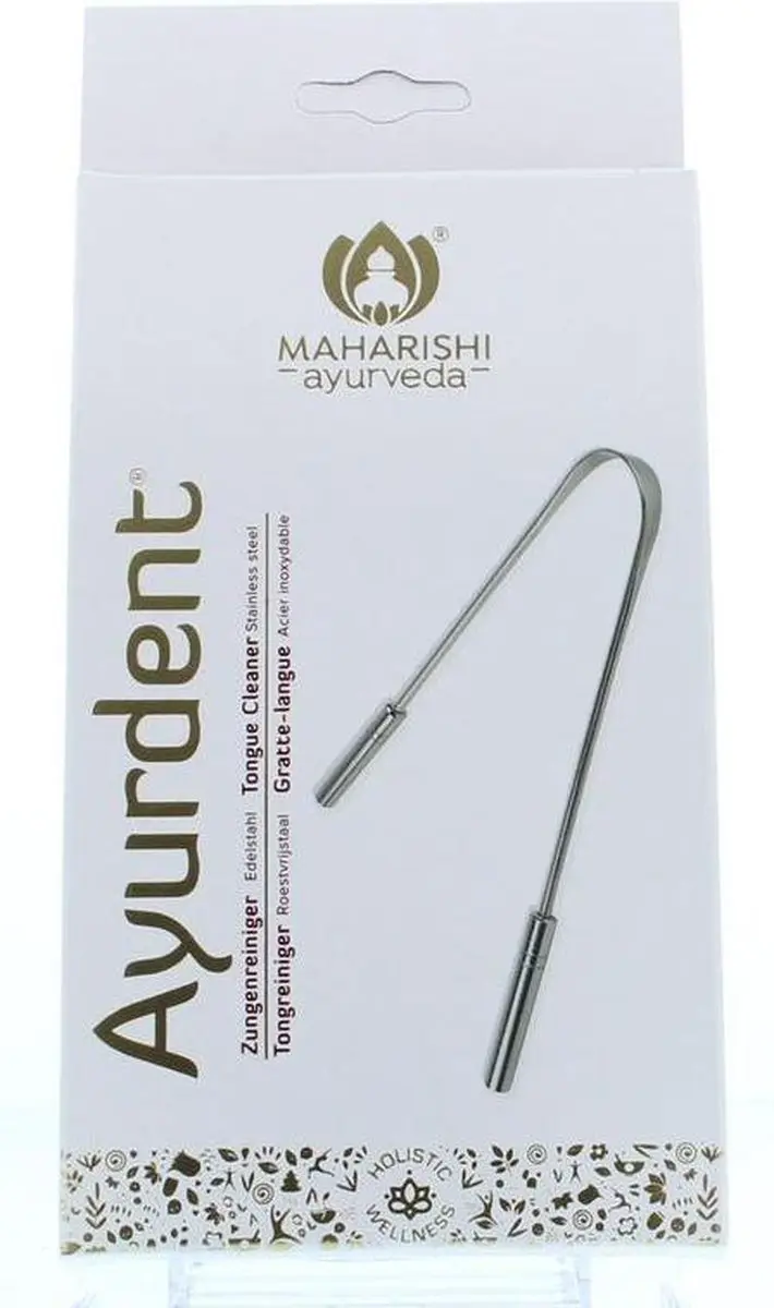 Maharishi Ayurveda RVS Tongschraper - Metaal