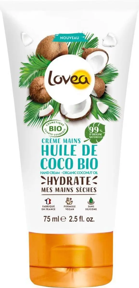 Lovea Biologische Handcreme Kokos 75ml