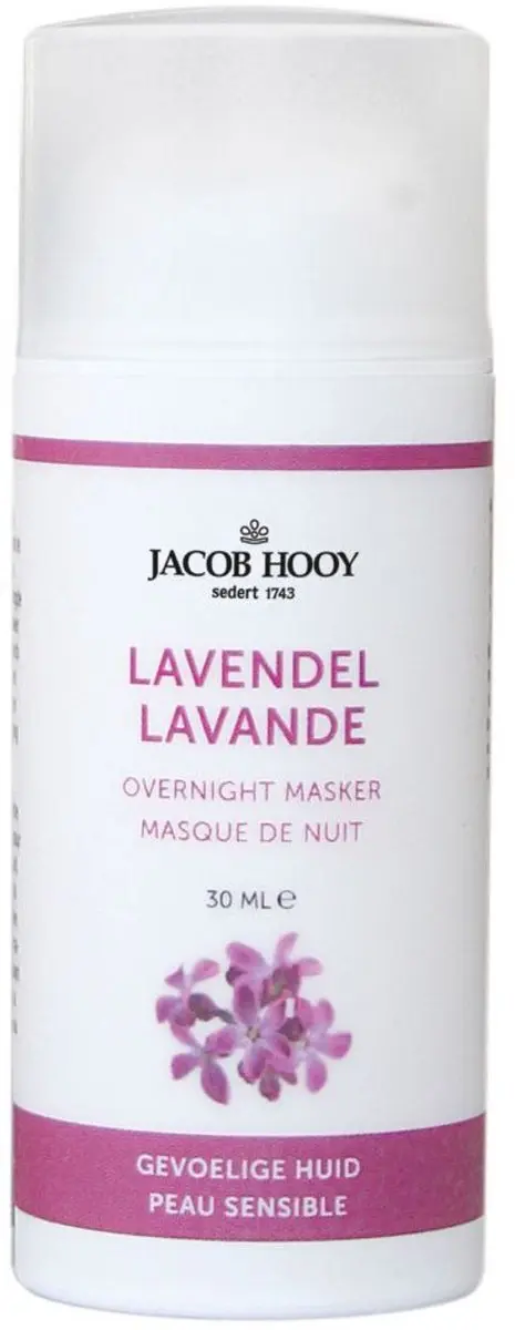 Jacob Hooy Lavendel Overnight Masker 30ml