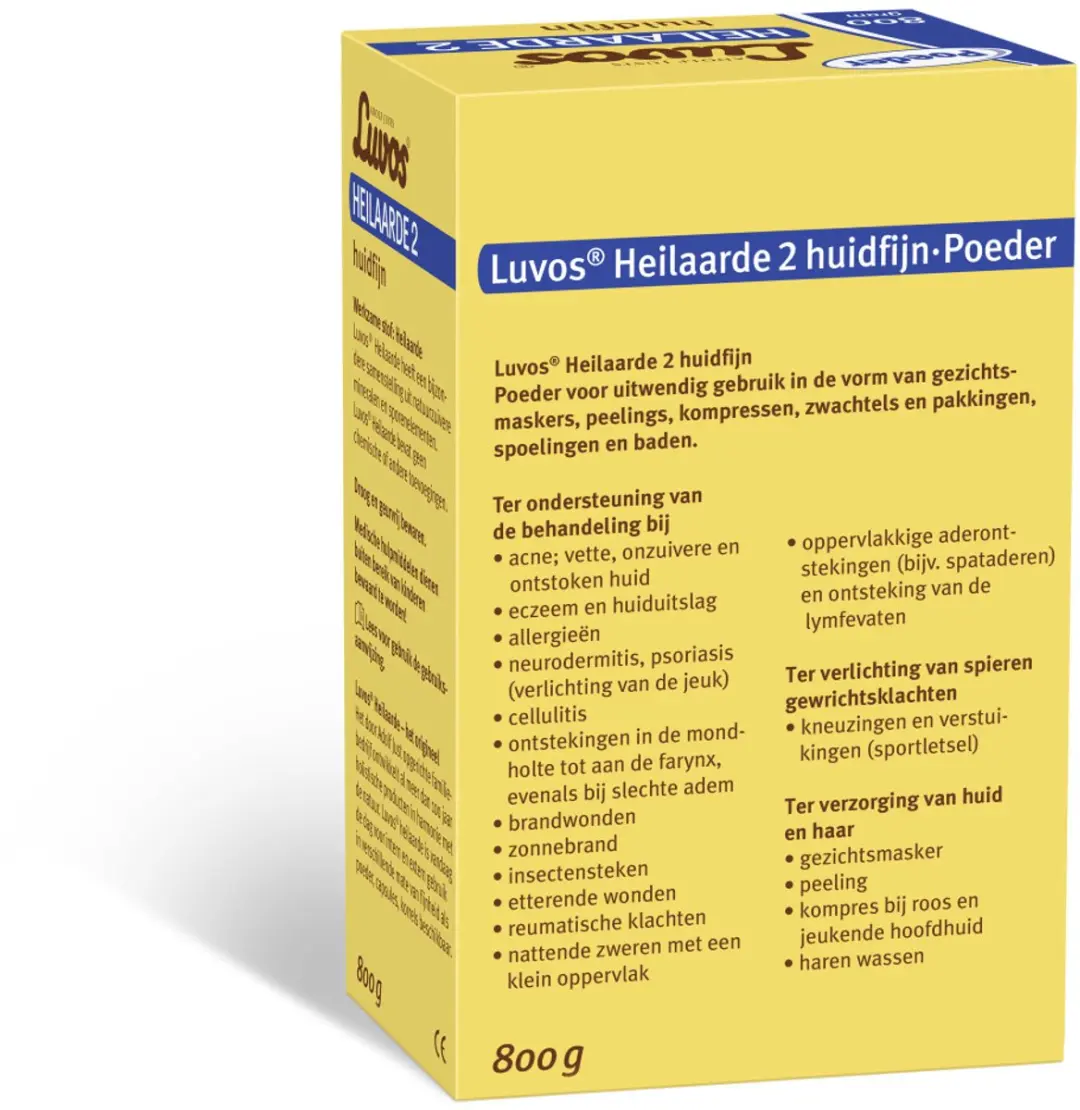 Luvos Heilaarde 2 Huidfijn 800g