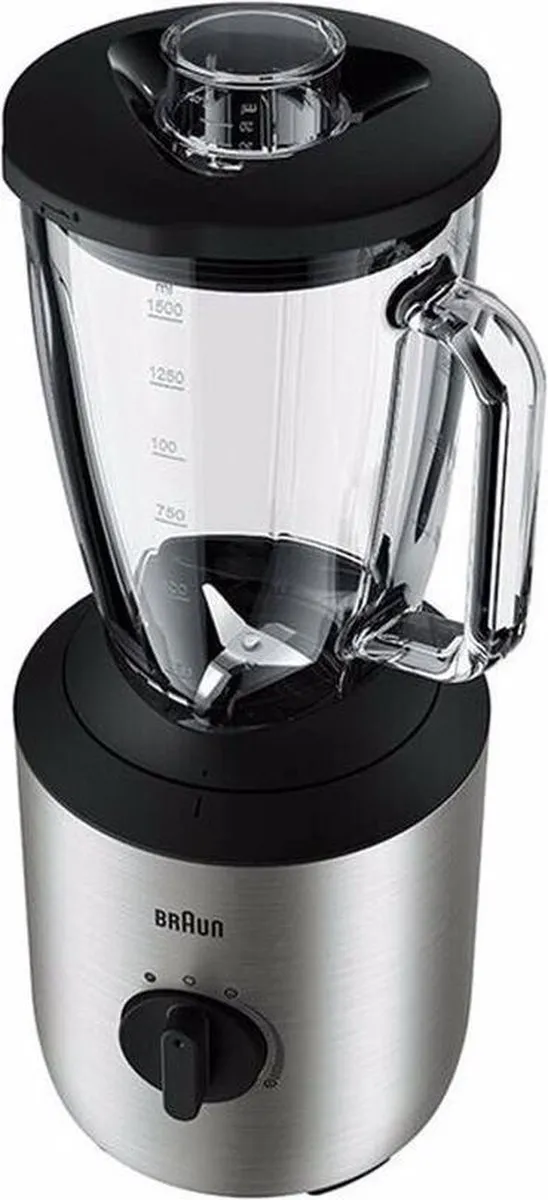 Braun PowerBlend 3 JB3272SI Blender - 800W - Zilver