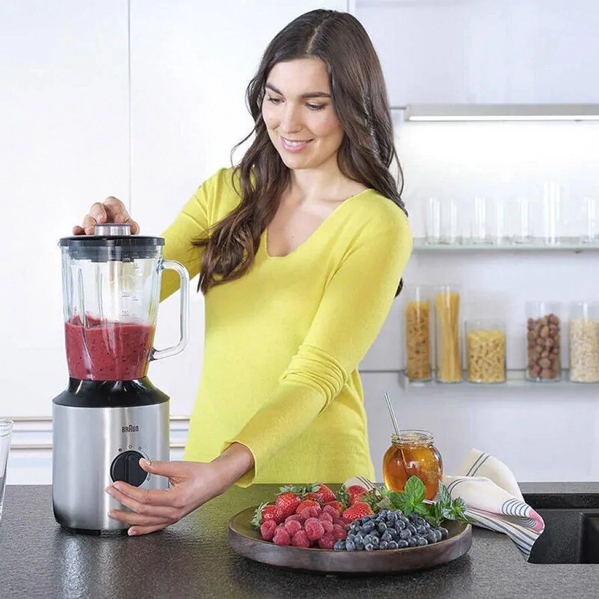 Braun PowerBlend 3 JB3272SI Blender - 800W - Zilver - afbeelding 6 van 6