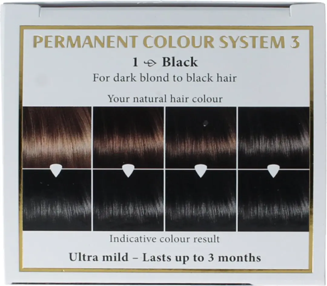 Hennaplus Long Lasting Colour Zwart 100mg