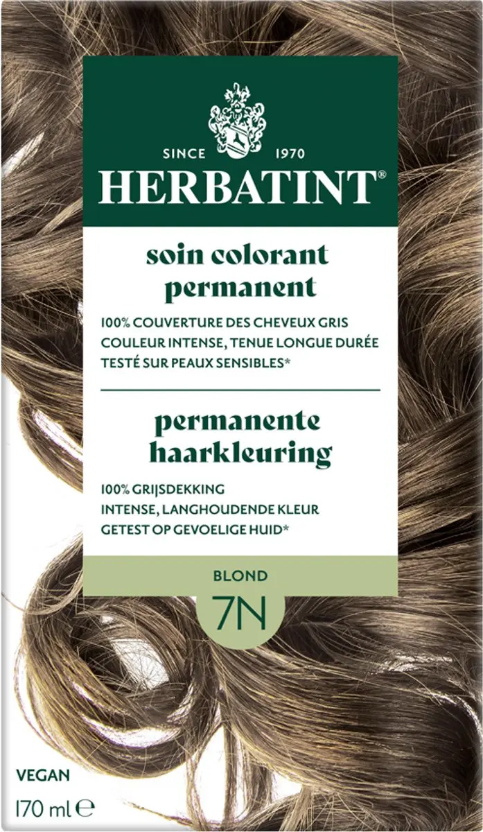 Herbatint Haarverf 7N Blond 170ml - Grijs