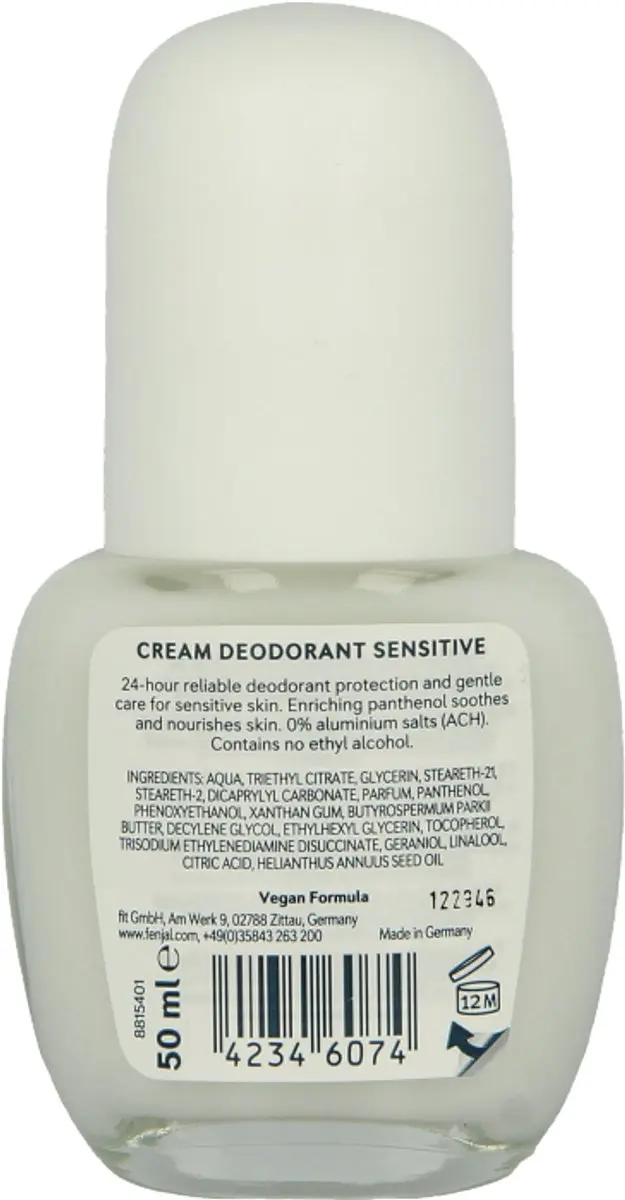 Fenjal Crème Deodorant Roller Sensitive 50ml