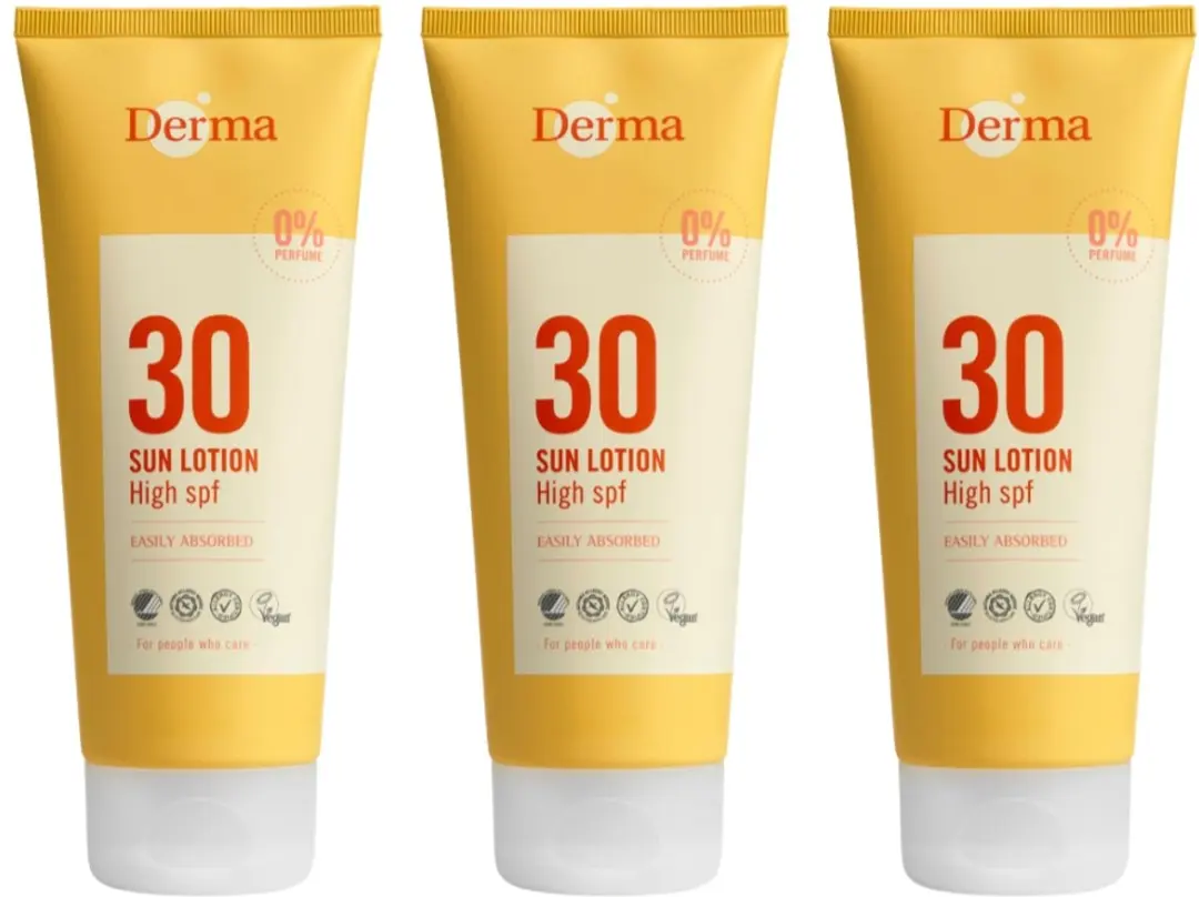 Derma Sun Zonnebrand SPF30 3x200ml