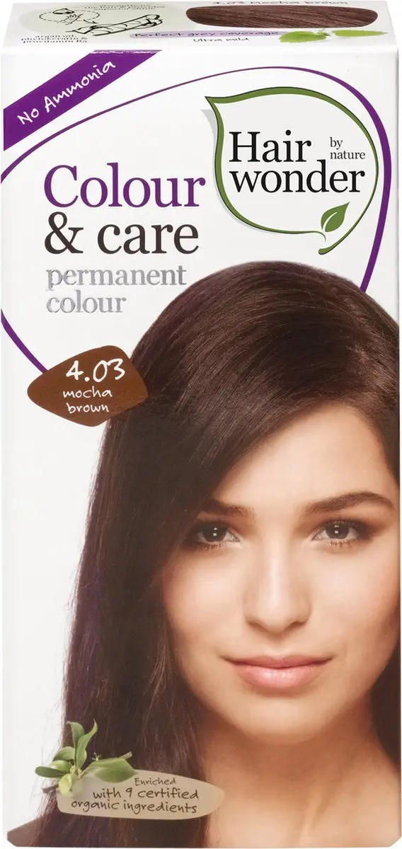 Hairwonder Colour & Care 4.03 Haarverf Macha Brown 100ml