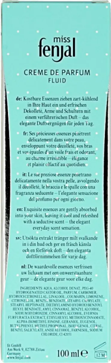 Fenjal Classic Bodycrème 100ml