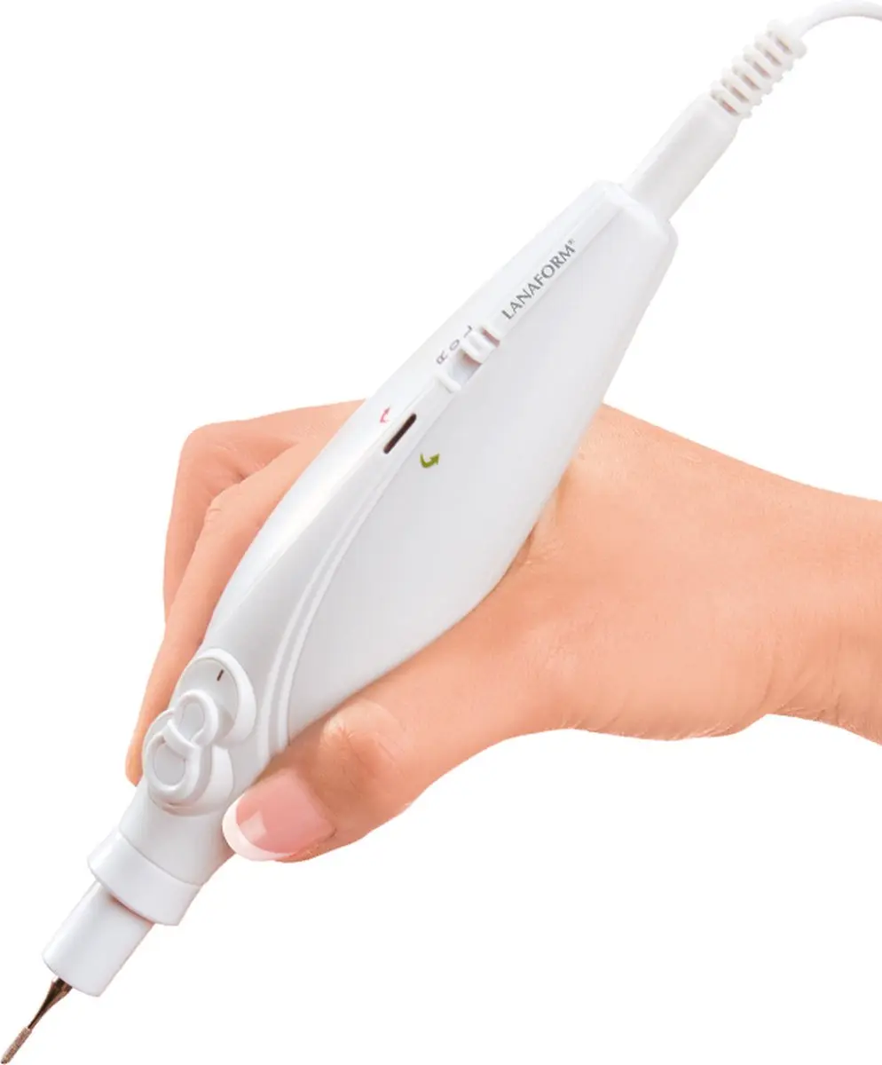 Lanaform Perfect Nail Manicure Set - Elektrisch nagelvijl - 28g - Wit