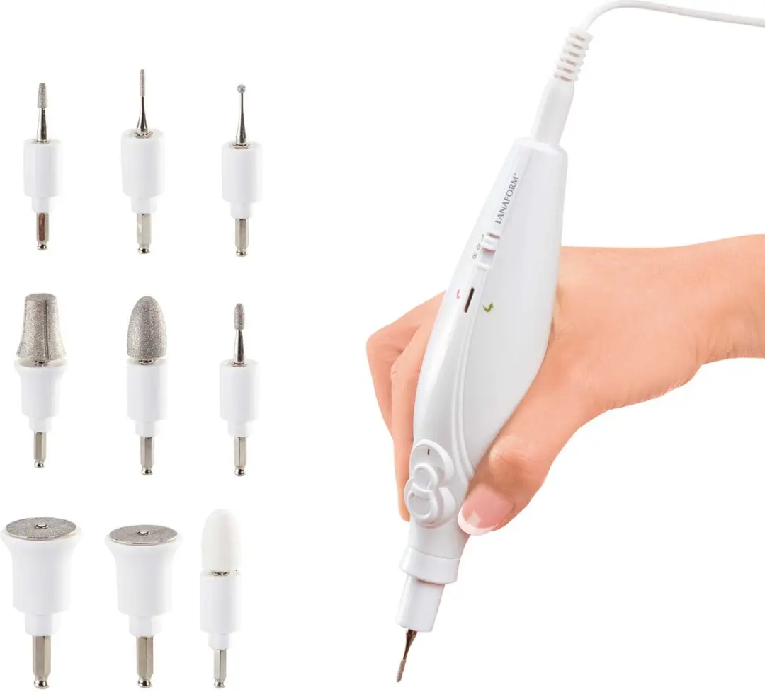 Lanaform Perfect Nail Manicure Set - Elektrisch nagelvijl - 28g - Wit