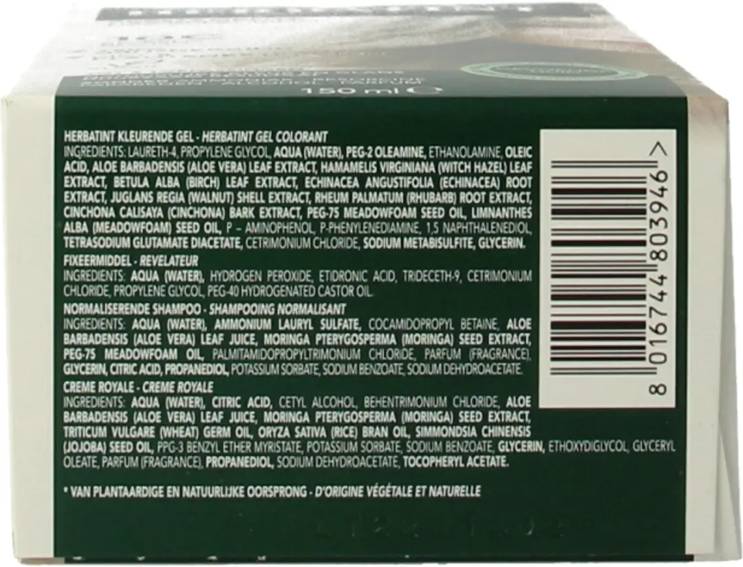 Herbatint Haarverf 10C Zweeds Blond 150ml - Grijs