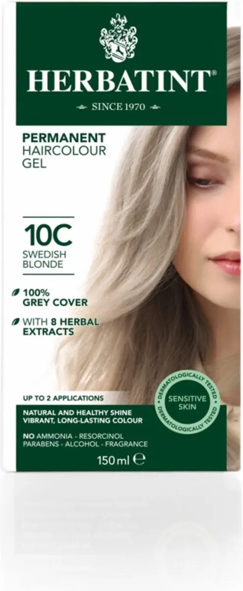 Herbatint Haarverf 10C Zweeds Blond 150ml