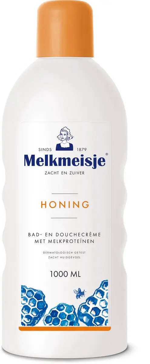 Melkmeisje Honing Bad- & Doucheschuim 1000ml