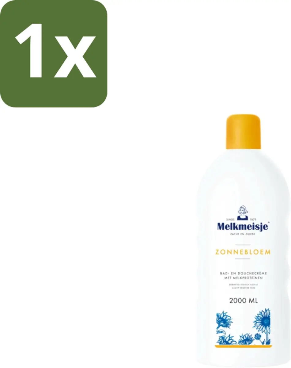 Melkmeisje Bad & Douchecrème Zonnebloem 2000ml