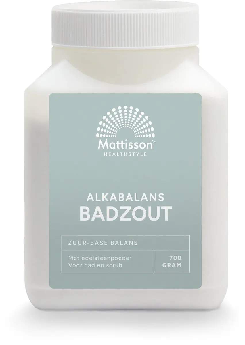 Mattisson AlkaBalans Zuurbase Badzout 700g - Rijk aan Himalaya Zout