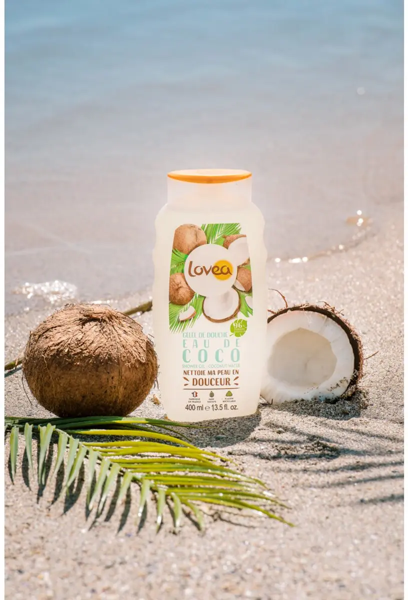 Lovea Sulfaatvrije Douchegel Kokos 3x400ml