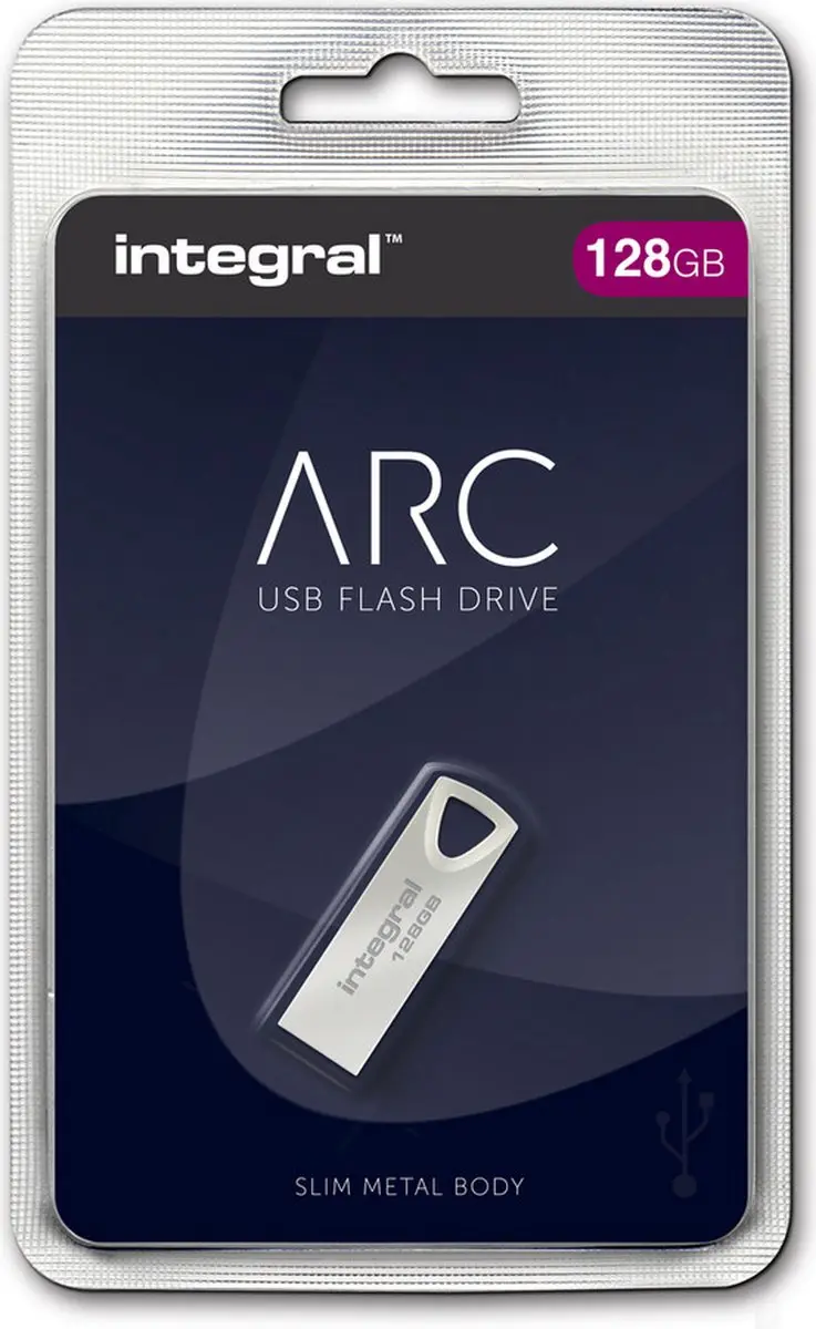 Integral ARC INFD128GBARC USB Stick 128GB - Zilver