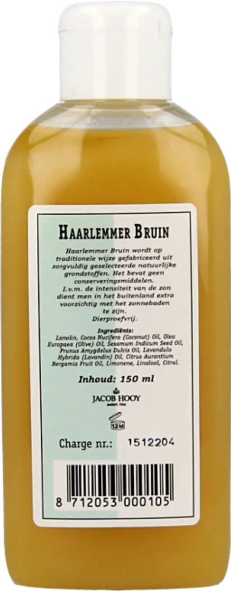 Jacob Hooy Haarlemmerbruin SPF 0 150ml