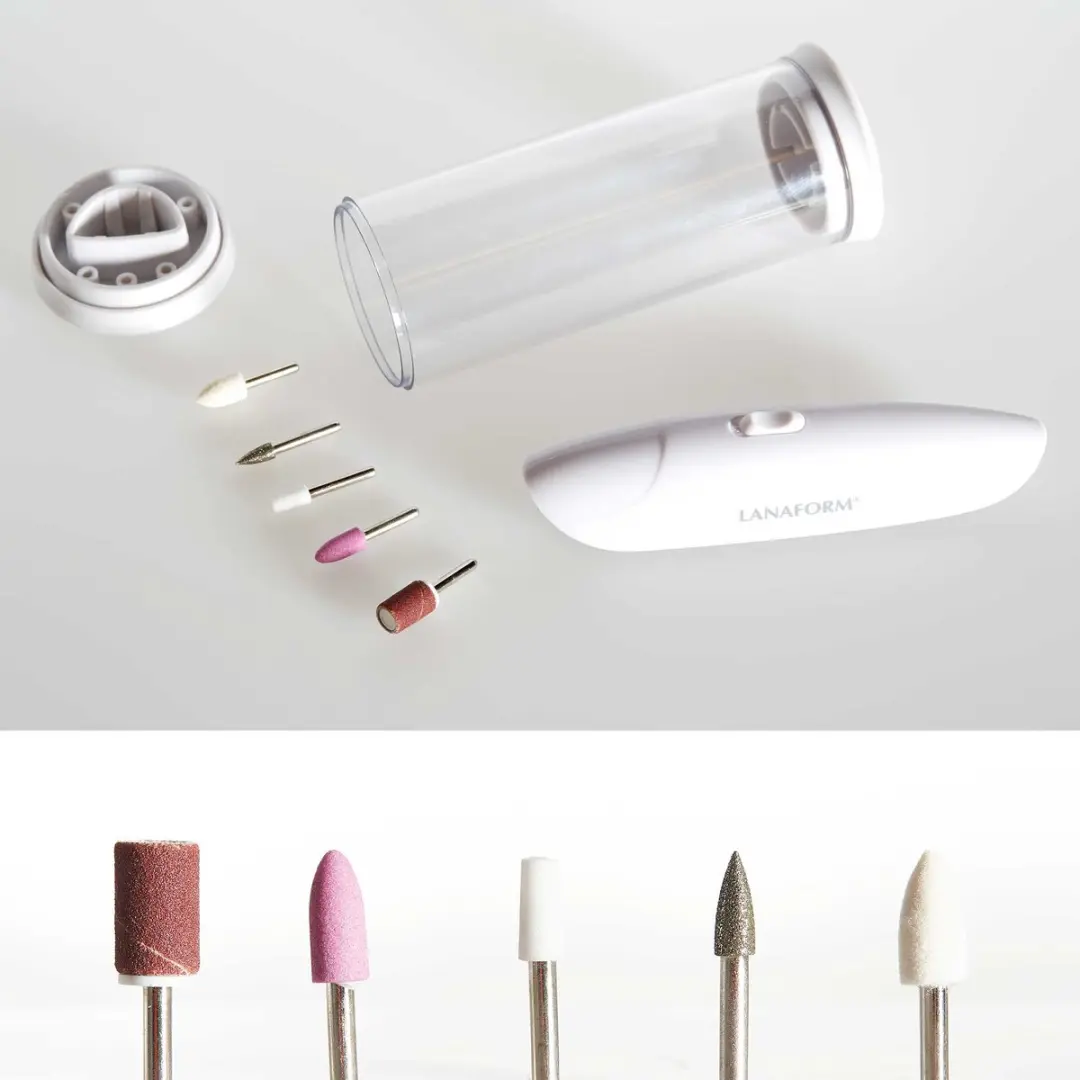 Lanaform My Nails Manicure Set - Elektrisch Oplaadbaar - LED Lamp - Wit
