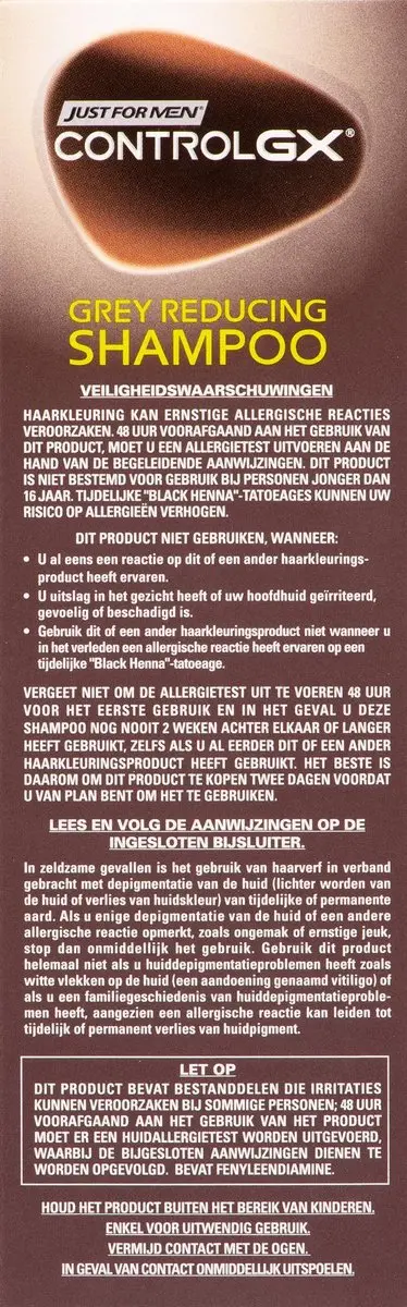 Just For Men Control GX Shampoo 147ml - Krullend haar