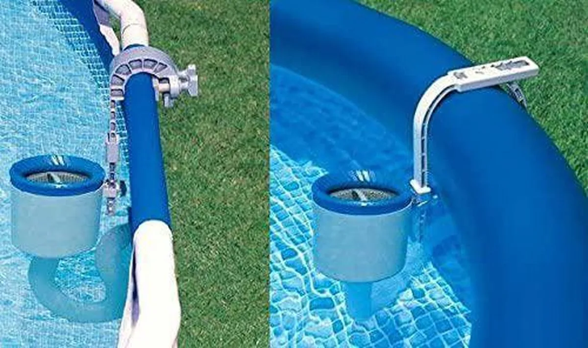 Intex 28000 Luxe Oppervlakteskimmer - Blauw/Wit