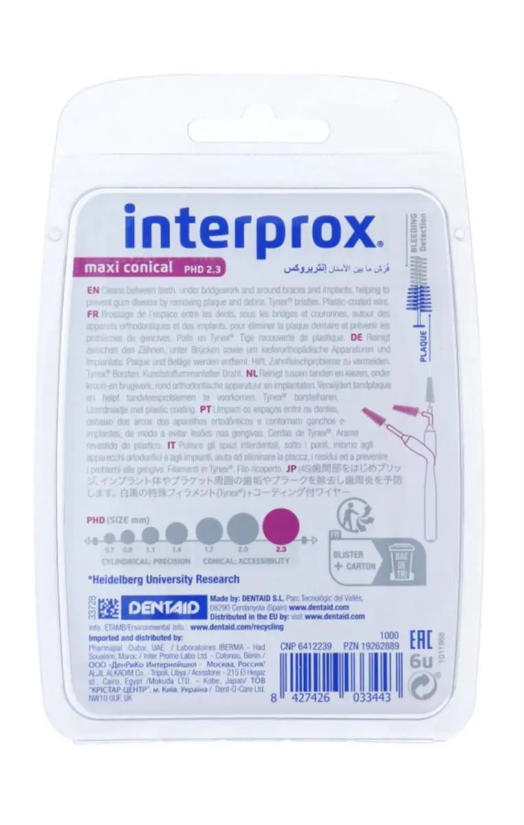 Interprox Maxi PHD 2,2mm Ragers - Paars - 6 Stuks