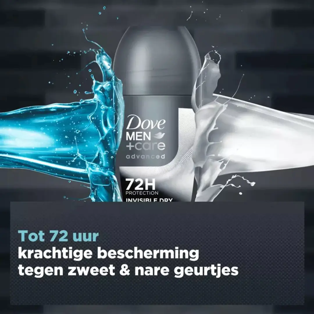 Dove Men+Care Advanced Invisible Dry Roll-on 6x50ml