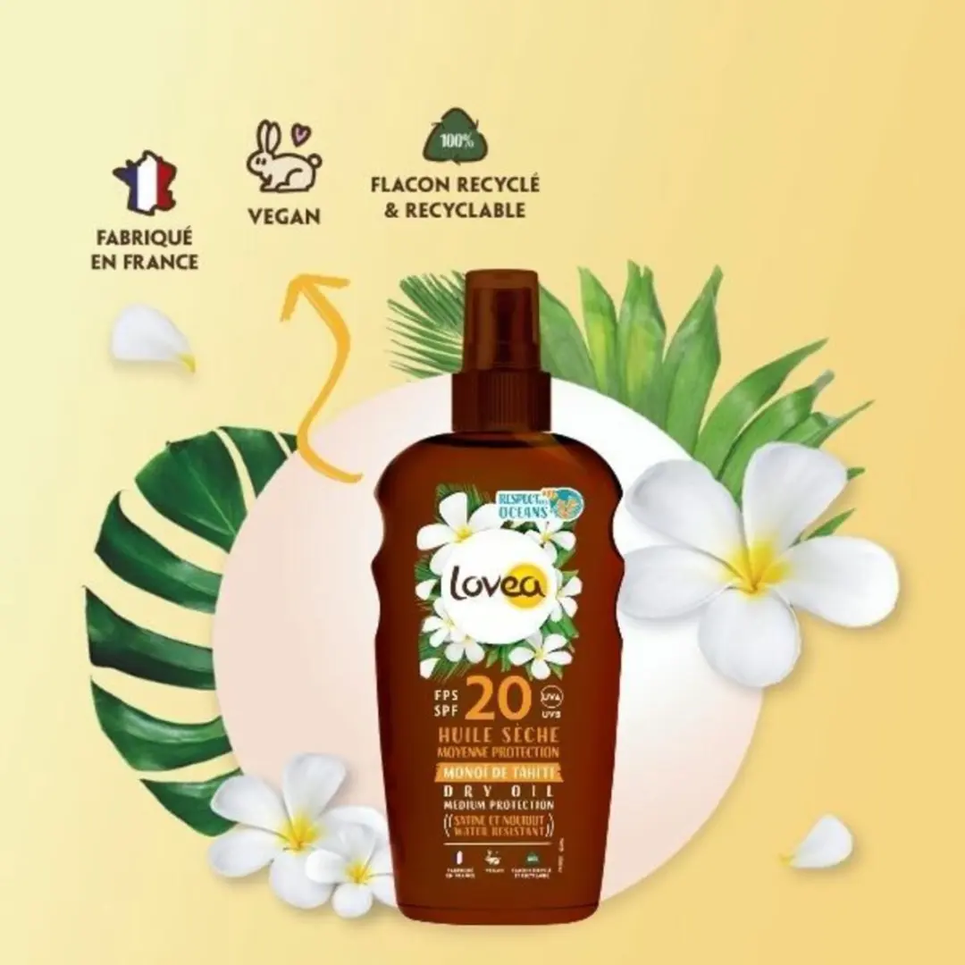 Lovea Sun Dry Oil Spray Zonnebrand SPF 20