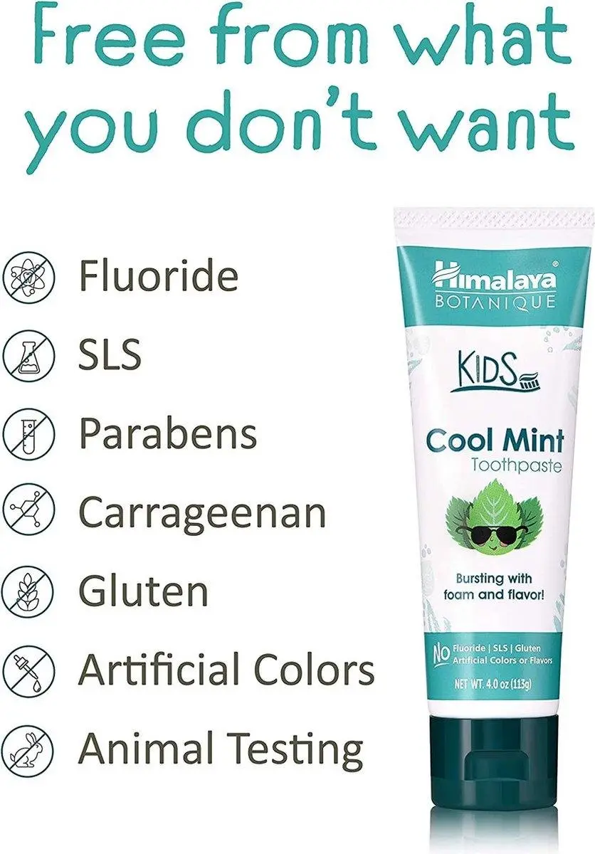 Himalaya Herbals Botanique Kids Tandpasta - 80g - Cool Mint