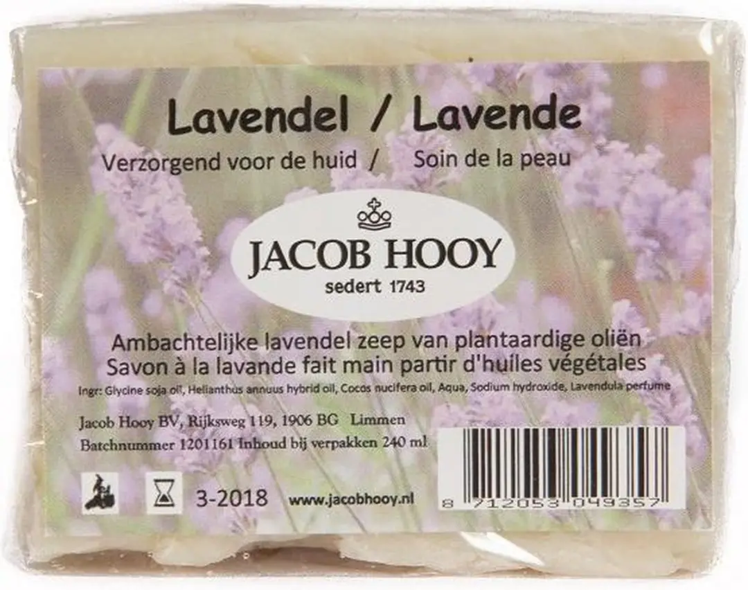 Jacob Hooy Lavendel Zeep 240ml