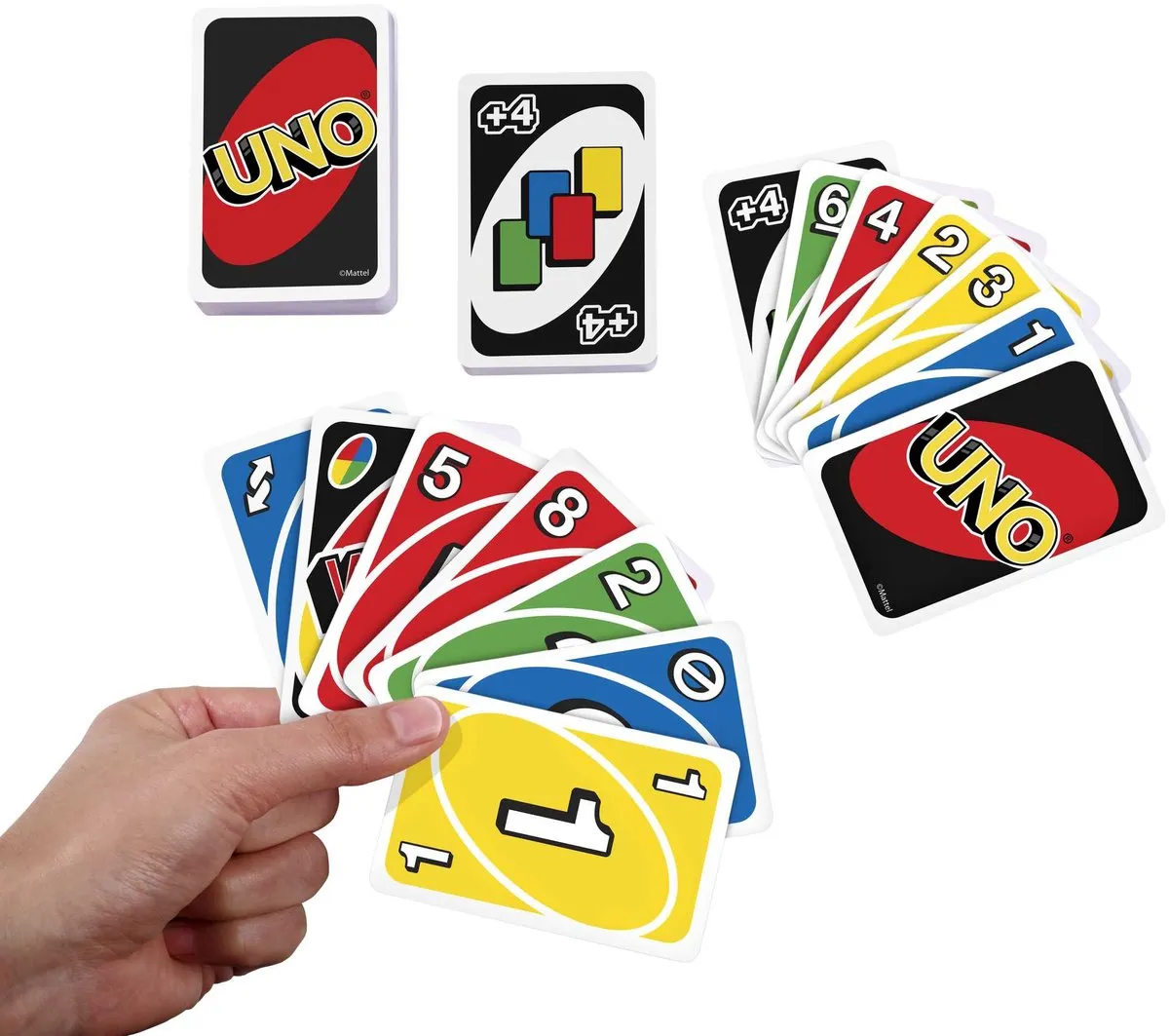 Mattel Uno Kaartspel W2087 - 2 tot 10 spelers
