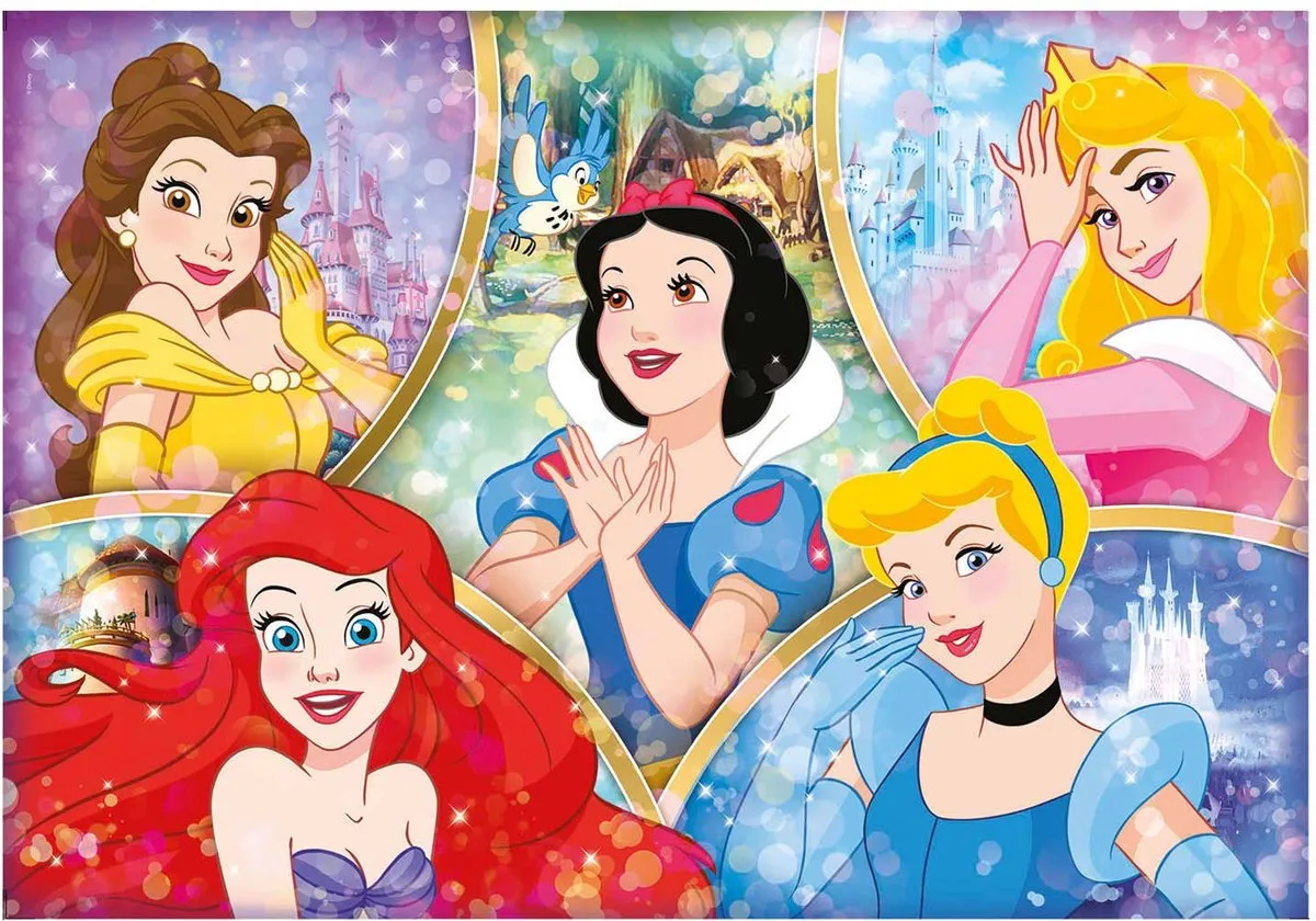 Clementoni Princess Puzzel 180 Stukjes Metallic - Ecologisch