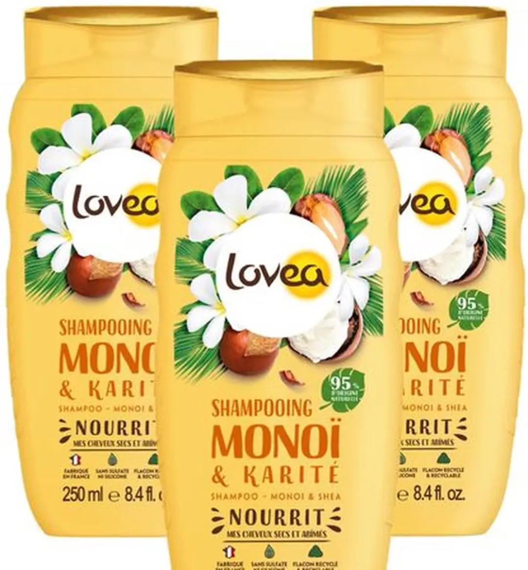 Lovea Monoï & Shea Shampoo 3x250ml
