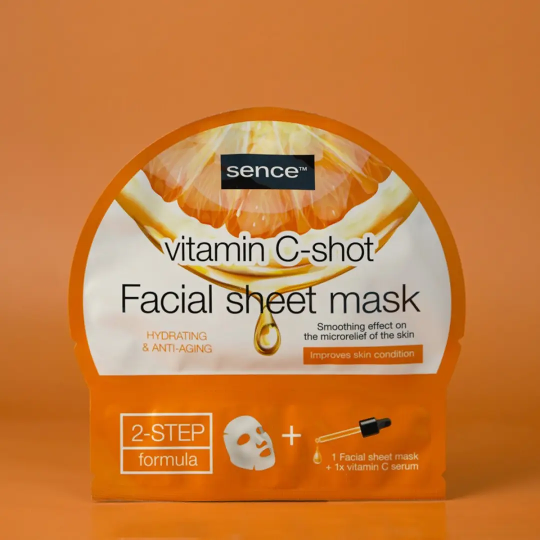 Sence Gezichtsmaskers Vitamin C 6 Stuks