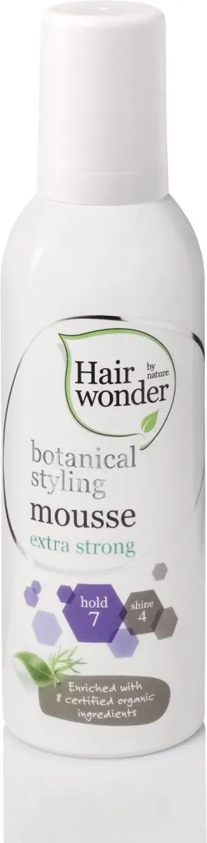 Hairwonder Botanical Stylingmousse Extra Strong 200ml - afbeelding 6 van 6