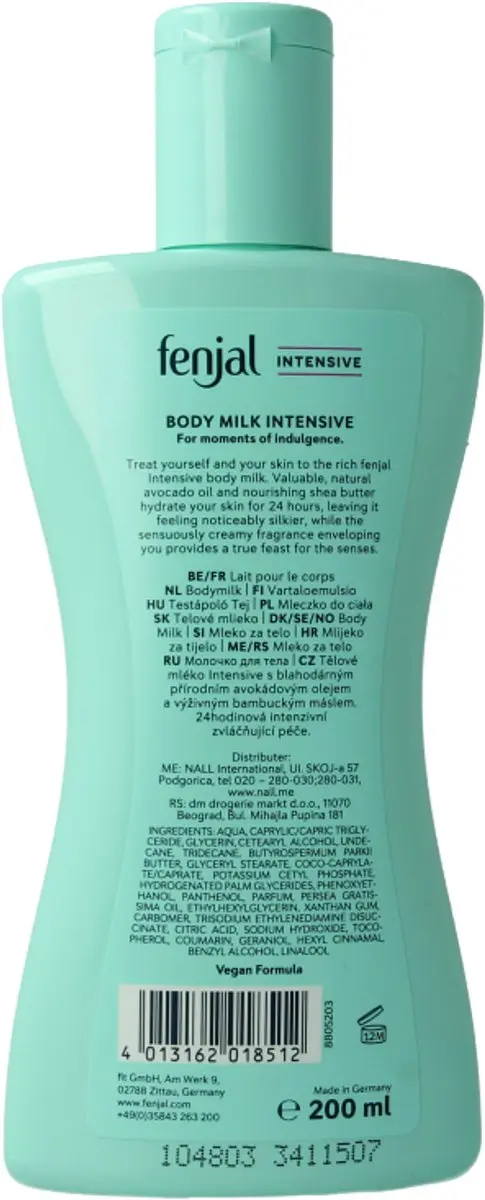 Fenjal Large Intensive Care Lotion 200ml