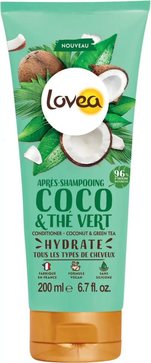 Lovea Kokos & Groene Thee Shampoo & Conditioner - 2x250ml