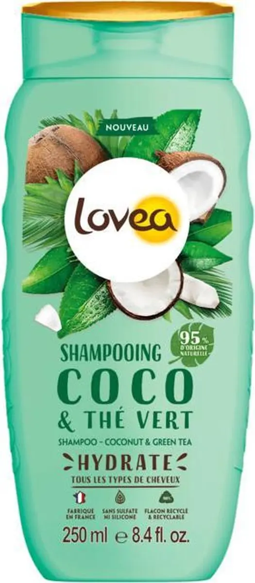 Lovea Kokos & Groene Thee Shampoo & Conditioner - 2x250ml