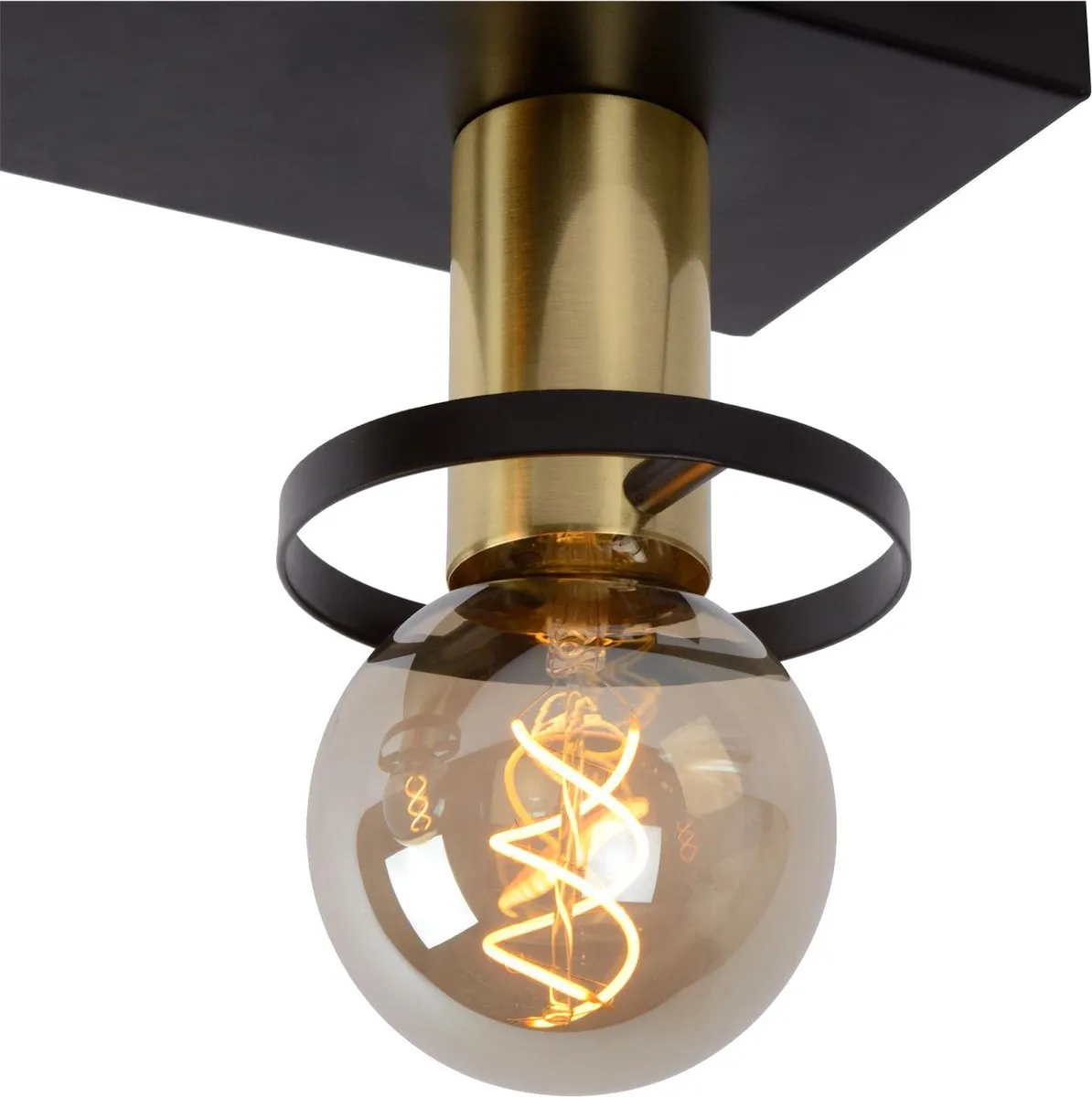 Lucide Anaka Plafondlamp 3xE27 - Zwart