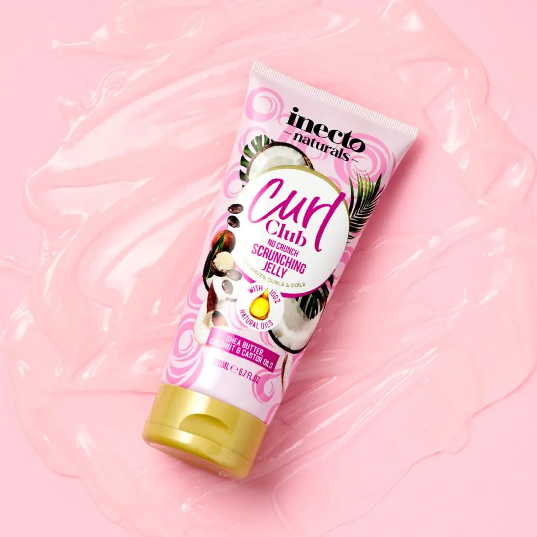 Inecto Curl Club No Crunch Scrunching Jelly 200ml - 6 Stuks