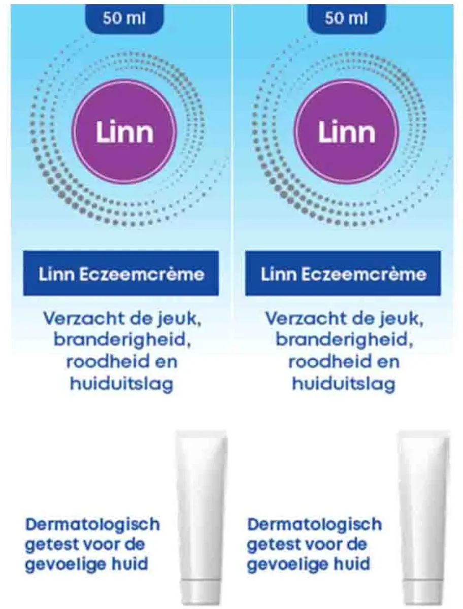 Linn Eczeemcrème 100ml - 2 Stuks