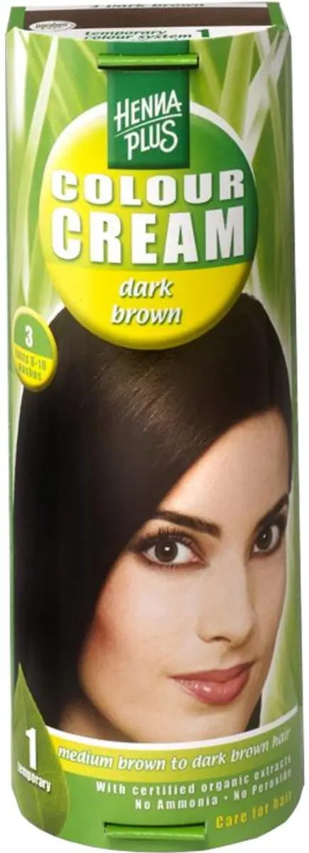 Hennaplus Kleurcreme 3.0 Donker Bruin Haarverf 60ml