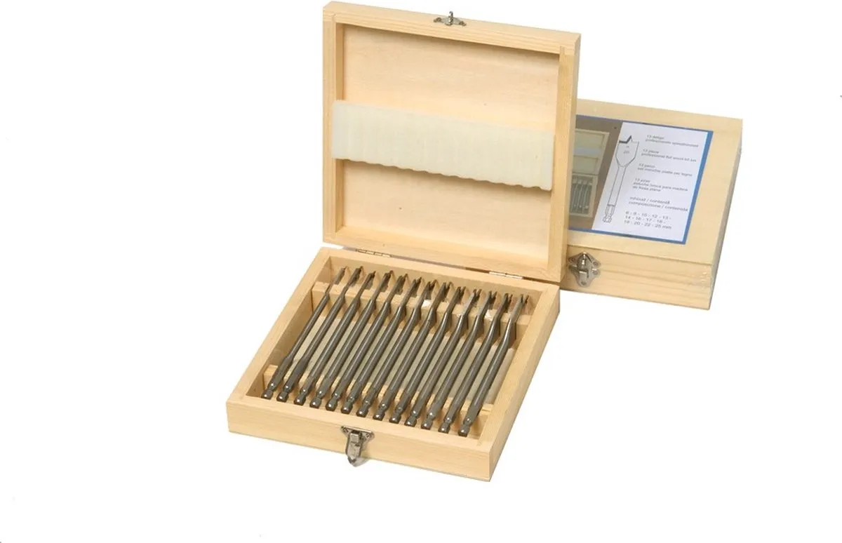 Hikoki 1712895 Speedborenset 13-delig - 6mm - Hout