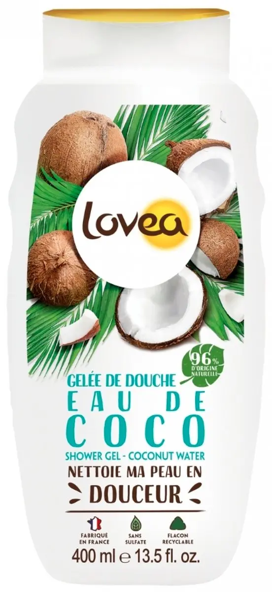 Lovea Sulfaatvrije Douchegel Kokos 400ml