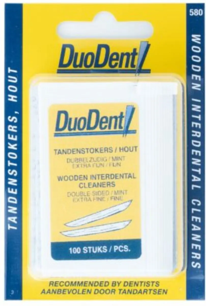 Duodent Houten Tandenstokers 100 Stuks