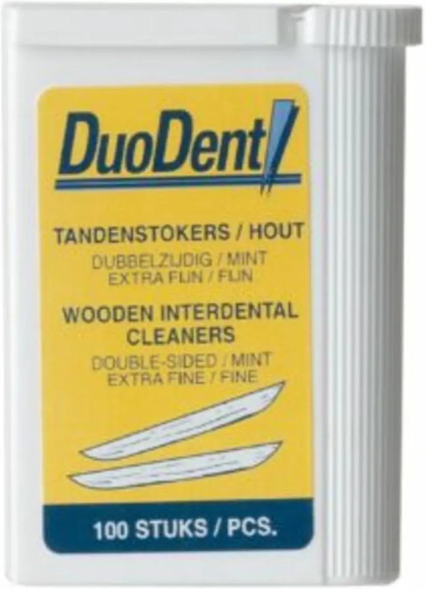 Duodent Houten Tandenstokers 100 Stuks