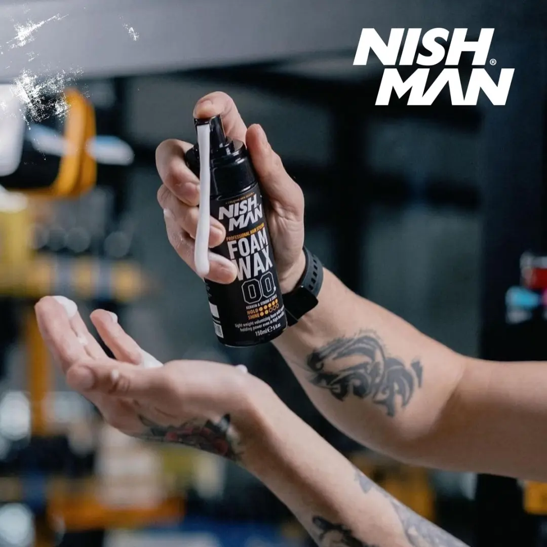 Nishman Foam Wax FOAX Keratine Haarwax 150ml